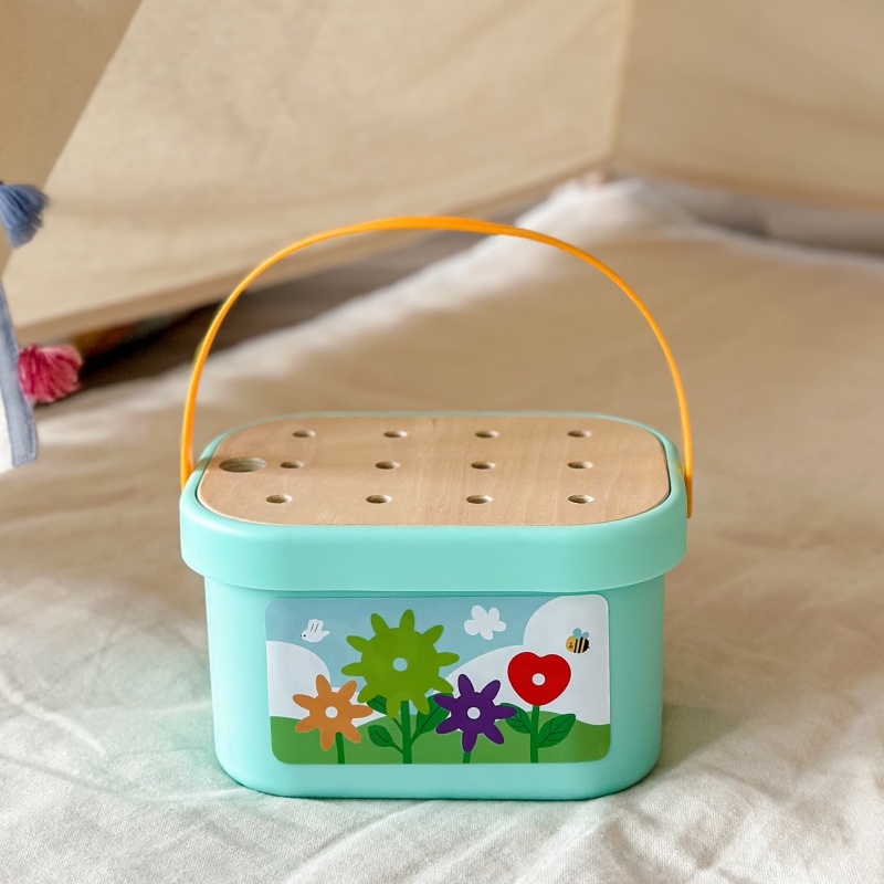 WOOPIE GREEN Konstrukcyjny BOX Motoryczny Montessori 12w1 FSC - obrazek 11