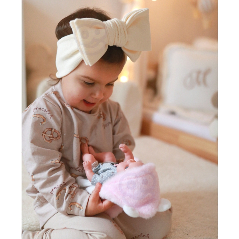 WOOPIE ROYAL Pierwsza Lalka Bobas z Kocykiem Króliczkiem 23 cm - obrazek 2