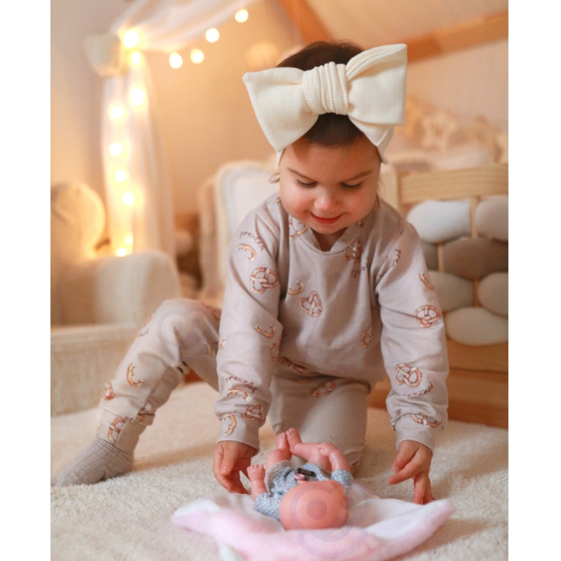 WOOPIE ROYAL Pierwsza Lalka Bobas z Kocykiem Króliczkiem 23 cm - obrazek 6