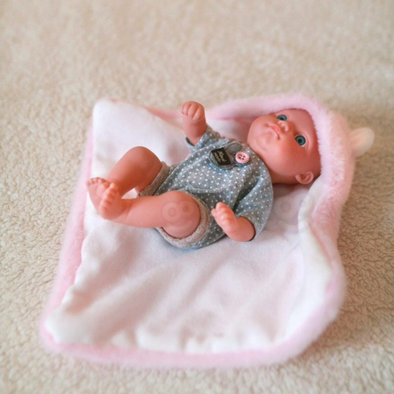 WOOPIE ROYAL Pierwsza Lalka Bobas z Kocykiem Króliczkiem 23 cm - obrazek 10