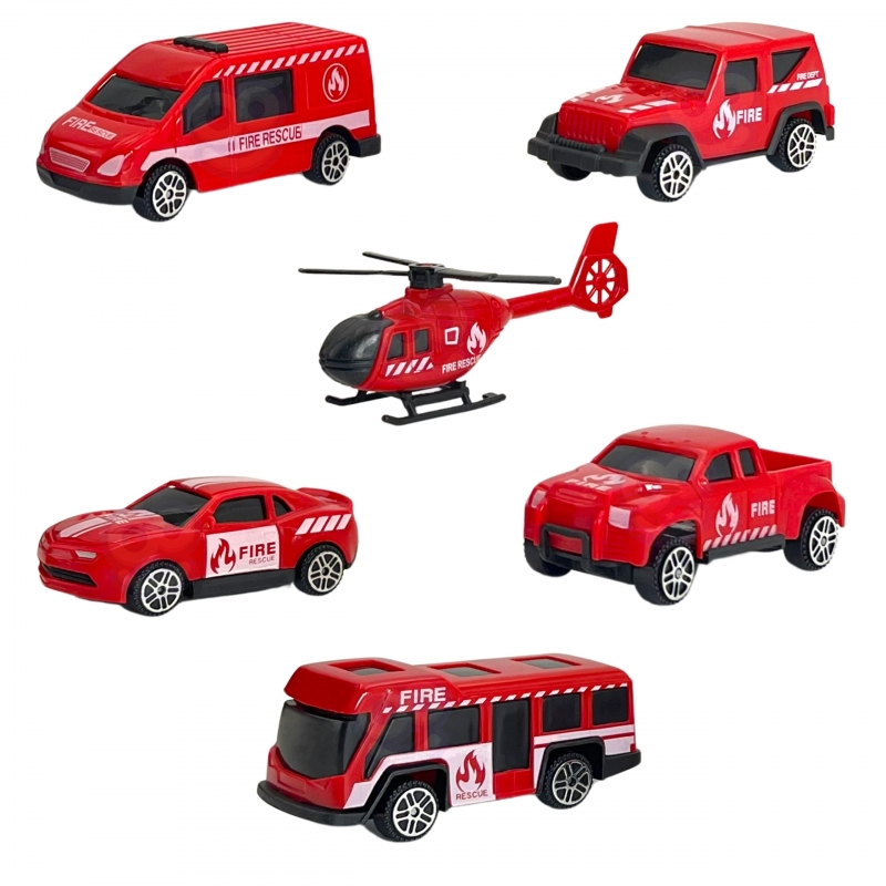 WOOPIE Zestaw Ciężarówka Transporter 3w1 Czerwony 11 el. - obrazek 11