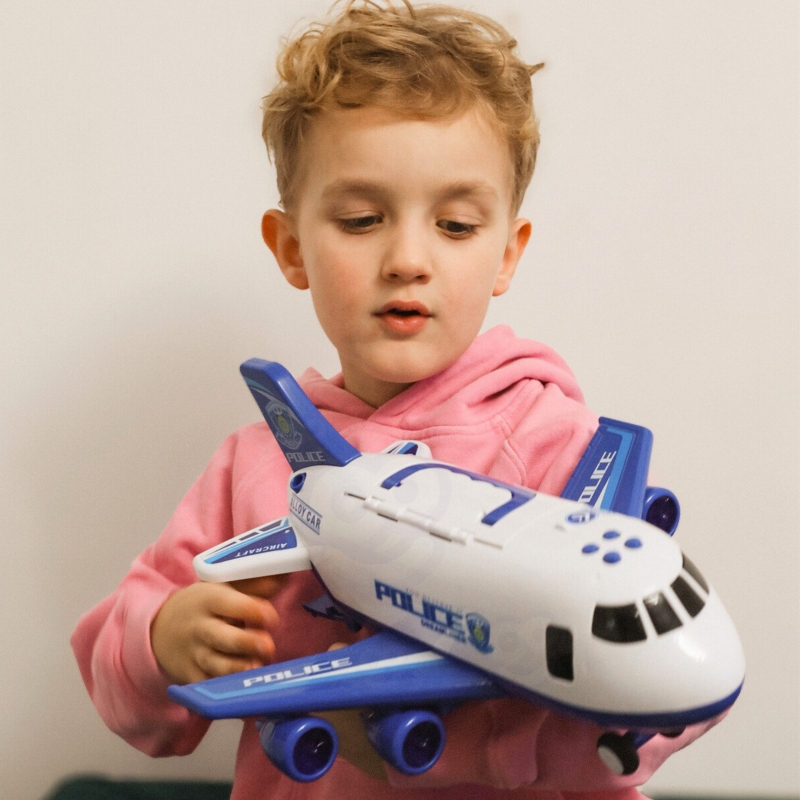 WOOPIE Interaktywy Samolot Rozkładany Policja Funkcja Pary Wodnej - obrazek 8