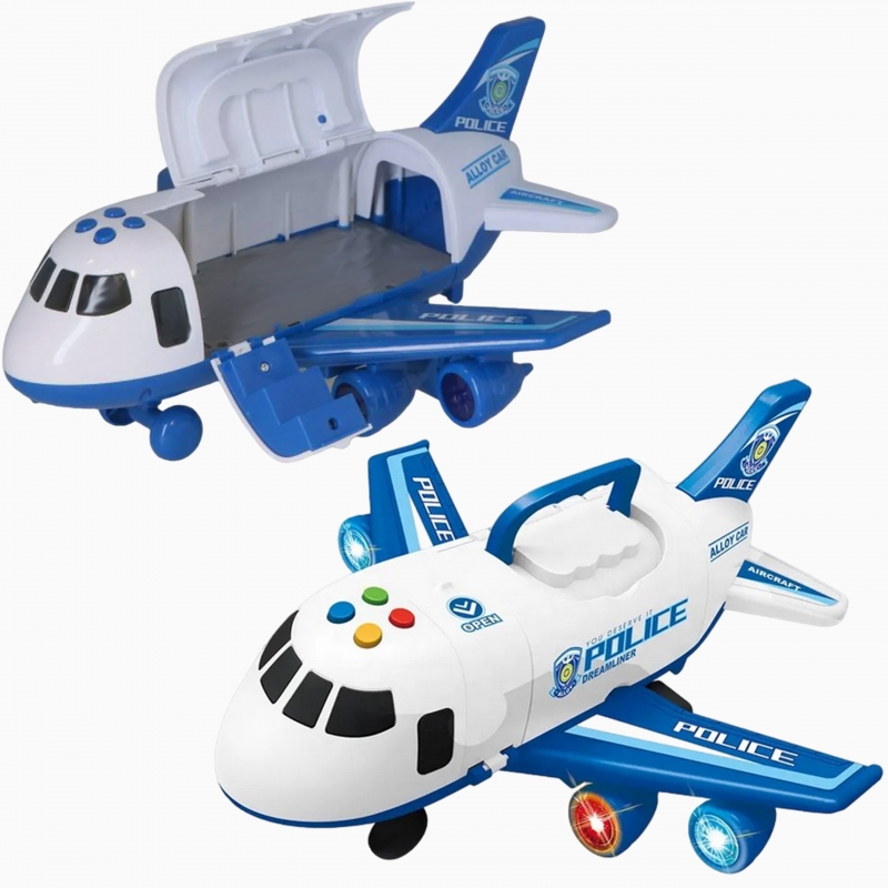 WOOPIE Interaktywy Samolot Rozkładany Policja Funkcja Pary Wodnej - obrazek 9