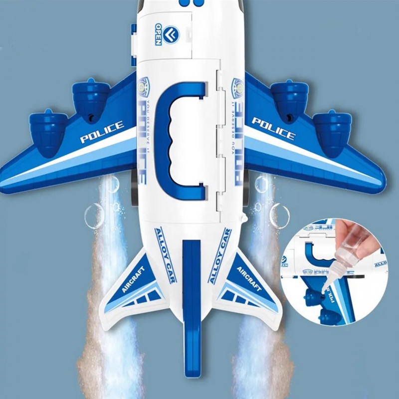 WOOPIE Interaktywy Samolot Rozkładany Policja Funkcja Pary Wodnej - obrazek 10