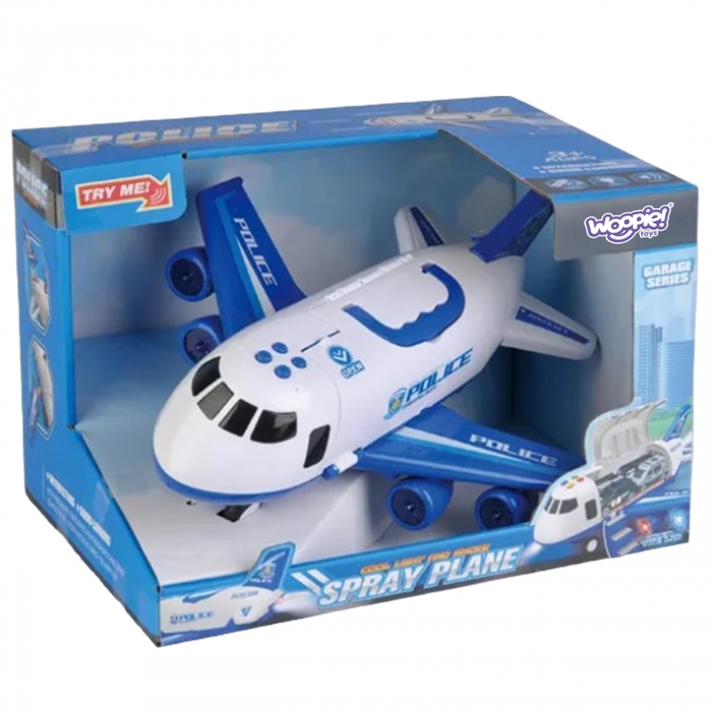 WOOPIE Interaktywy Samolot Rozkładany Policja Funkcja Pary Wodnej - obrazek 12