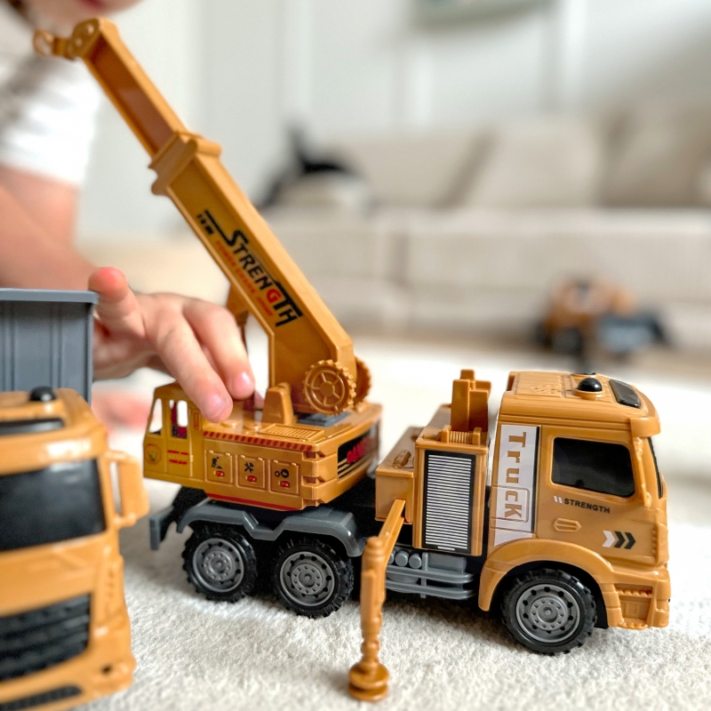 WOOPIE Wielki Zestaw Auta Budowlane 6w1 - obrazek 10