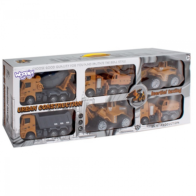 WOOPIE Wielki Zestaw Auta Budowlane 6w1 - obrazek 15