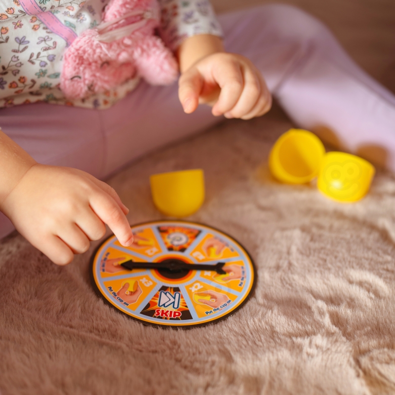 WOOPIE Gra Zręcznościowa Żyrafka Układanie Kubeczków - obrazek 3