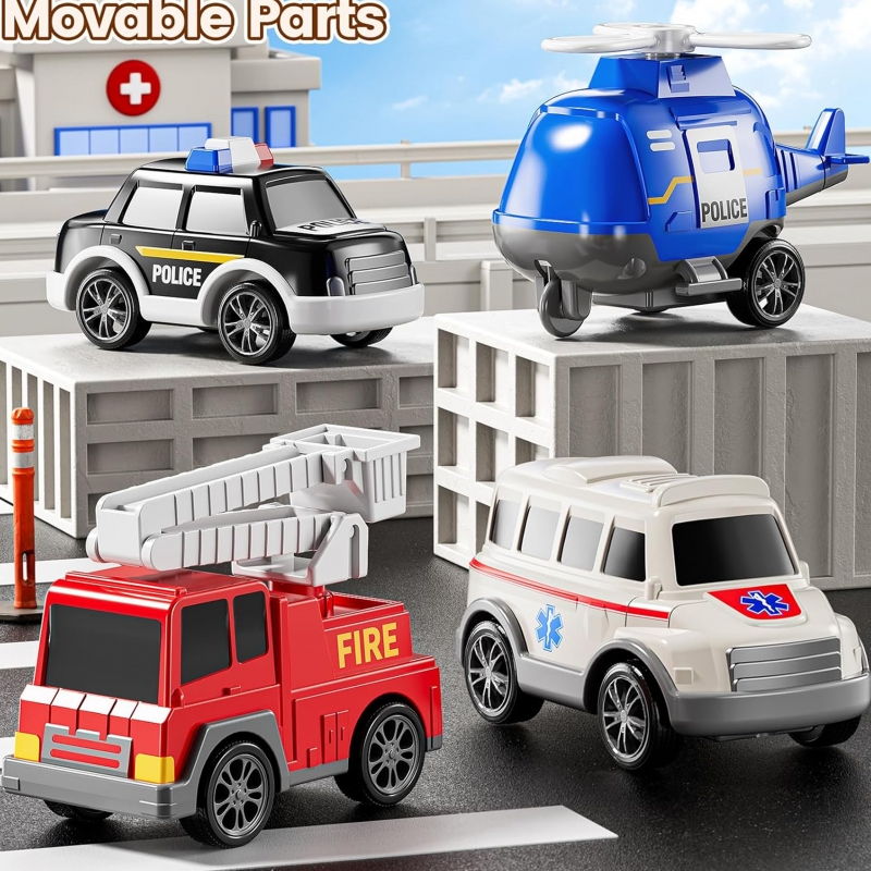 WOOPIE Laweta Drogowa zestaw 5 Aut - Ambulans - obrazek 8