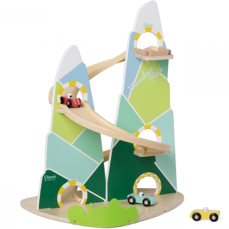 CLASSIC WORLD Drewniany Tor Samochodowy "Górski Wyścig" - obrazek 9
