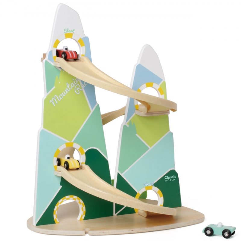 CLASSIC WORLD Drewniany Tor Samochodowy "Górski Wyścig" - obrazek 12
