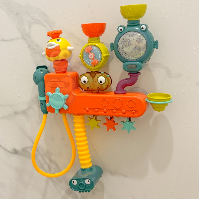 WOOPIE BABY Zabawka do Kąpieli Kranik Prysznic Fontanna Przelewowa Kaczuszka - obrazek 5