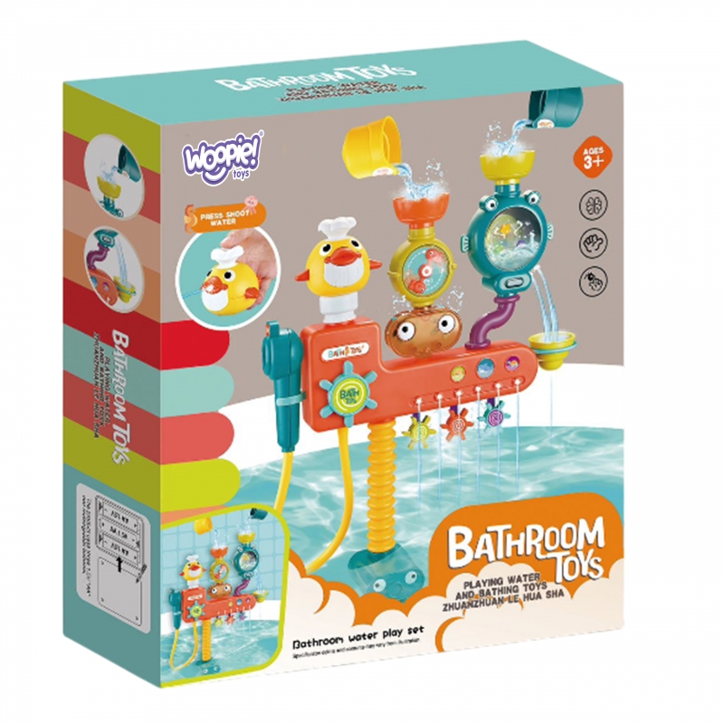 WOOPIE BABY Zabawka do Kąpieli Kranik Prysznic Fontanna Przelewowa Kaczuszka - obrazek 12