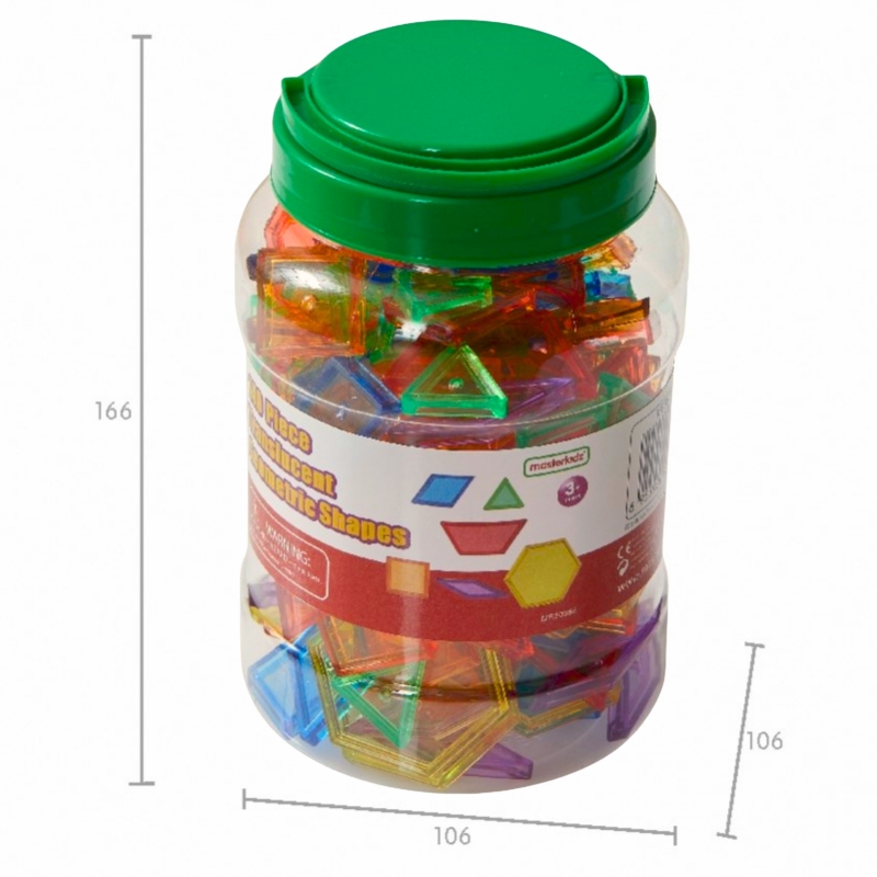 MASTERKIDZ Zestaw Klocki Montessori Tangram Mozaika 140 el. - obrazek 5