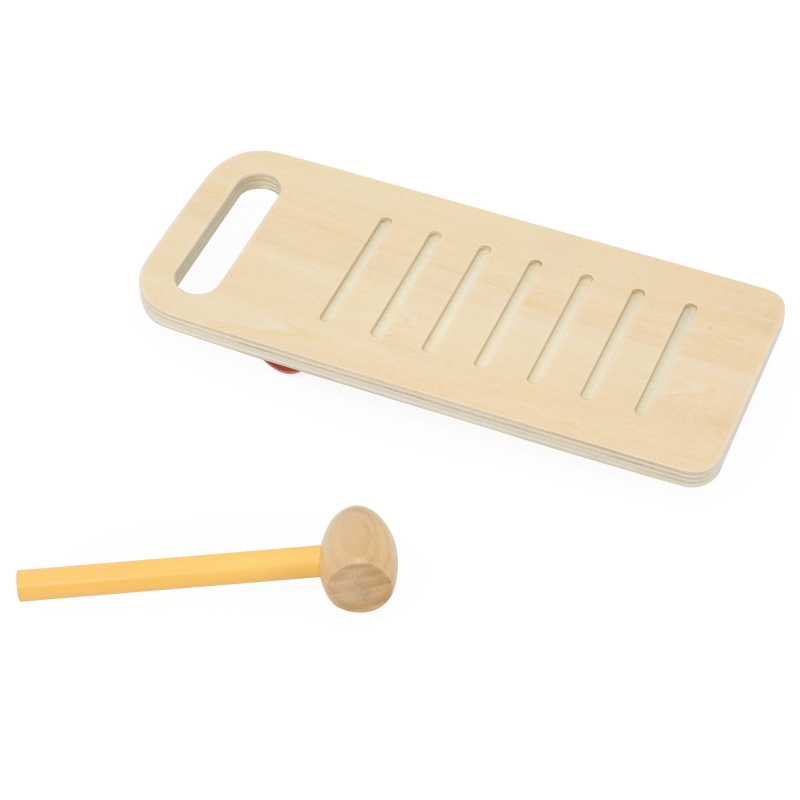 VIGA Drewniany Zestaw Wybijanka + Cymbałki Ksylofon 2w1 - obrazek 6