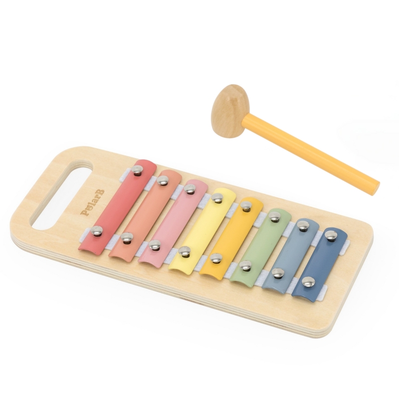 VIGA Drewniany Zestaw Wybijanka + Cymbałki Ksylofon 2w1 - obrazek 8