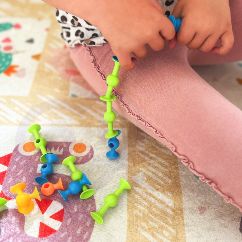 WOOPIE Klocki Konstrukcyjne z Przyssawkami - Zwariowane Zwierzaki - obrazek 7