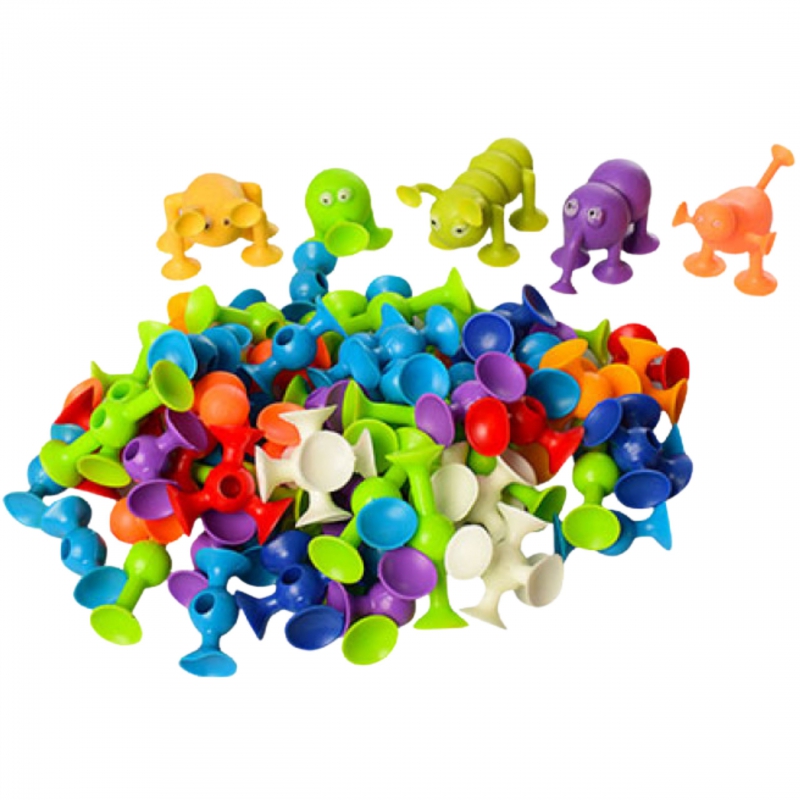 WOOPIE Klocki Konstrukcyjne z Przyssawkami - Zwariowane Zwierzaki - obrazek 9