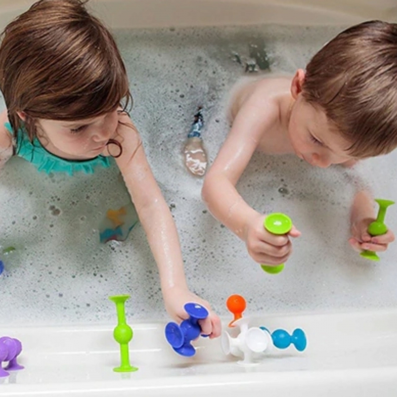 WOOPIE Klocki Konstrukcyjne z Przyssawkami - Zwariowane Zwierzaki - obrazek 12