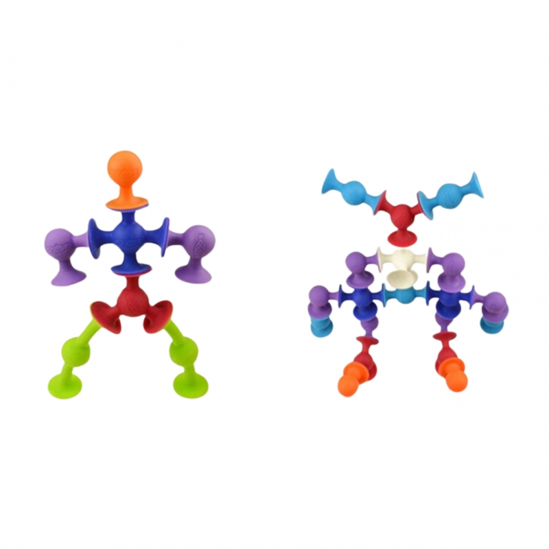 WOOPIE Klocki Konstrukcyjne z Przyssawkami - Zwariowane Zwierzaki - obrazek 13