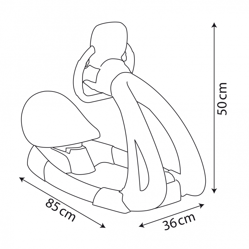 Smoby Symulator jazdy Spidey ze światłem i dźwiękiem - obrazek 11