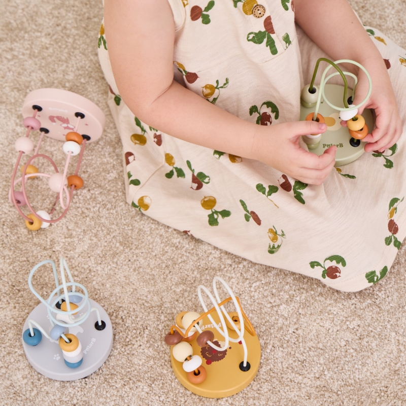 VIGA PolarB Drewniany Poręczny Labirynt Przeplatanka Pętla Motoryczna 1szt - obrazek 3