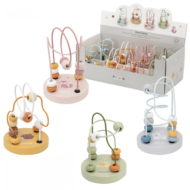 VIGA PolarB Drewniany Poręczny Labirynt Przeplatanka Pętla Motoryczna 1szt - obrazek 9
