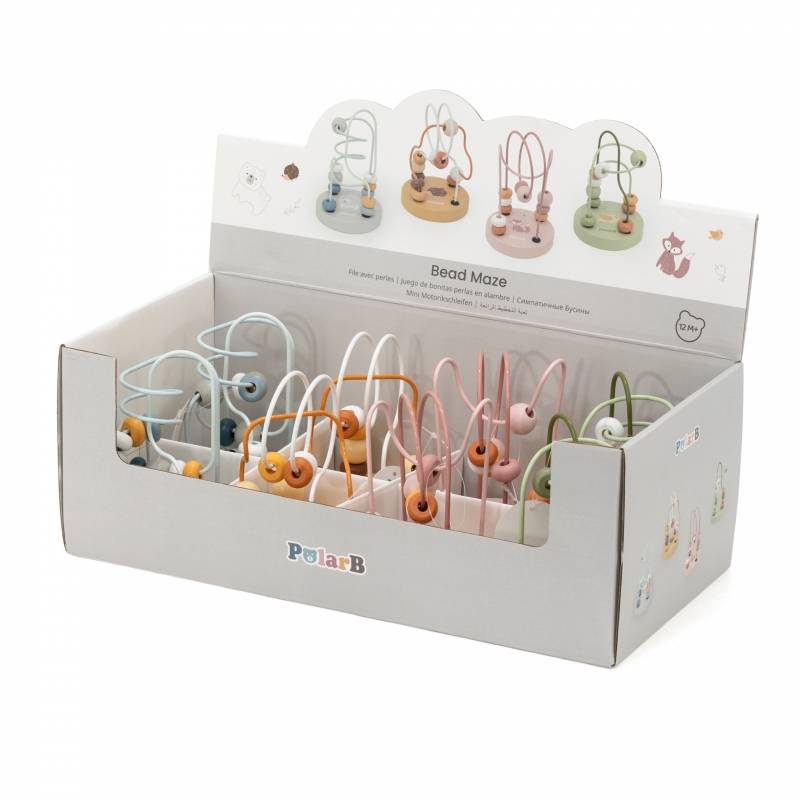 VIGA PolarB Drewniany Poręczny Labirynt Przeplatanka Pętla Motoryczna 1szt - obrazek 14