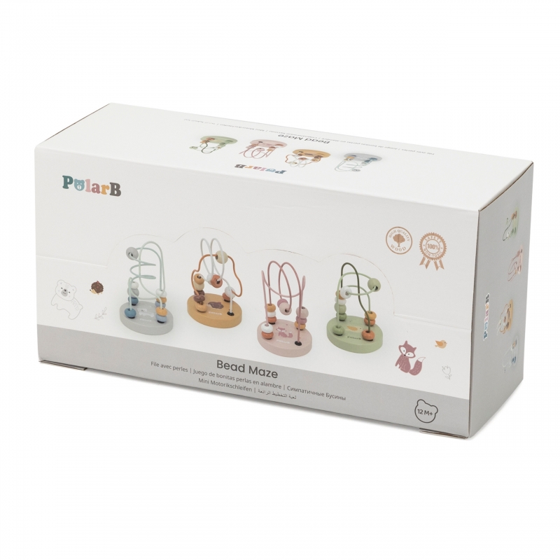 VIGA PolarB Drewniany Poręczny Labirynt Przeplatanka Pętla Motoryczna 1szt - obrazek 15