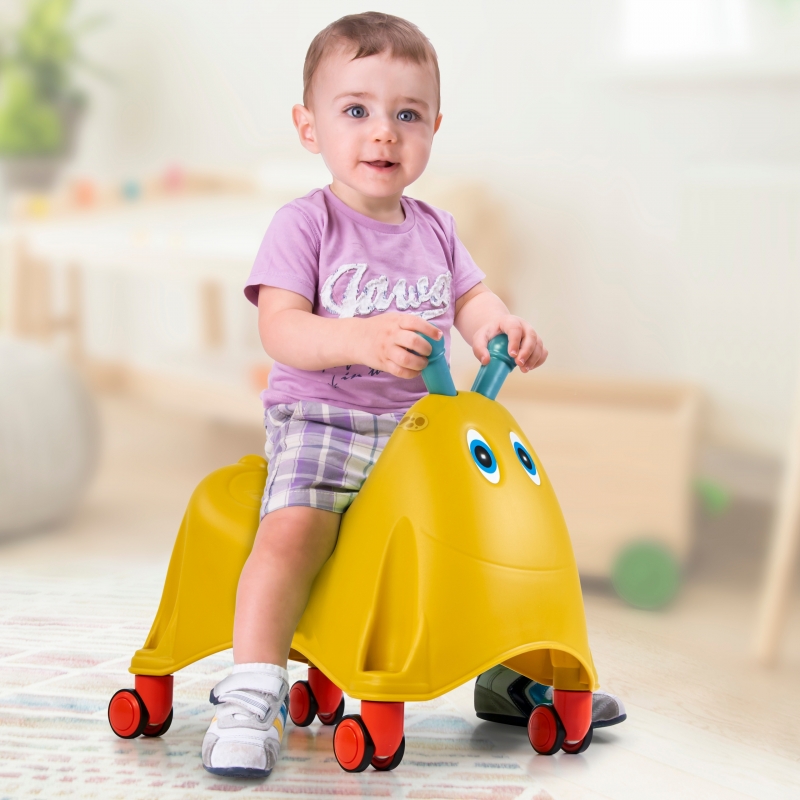 FEBER Jeździk Odpychacz Casual Chodzik Obrotowe kółka 360° 1+ - obrazek 2