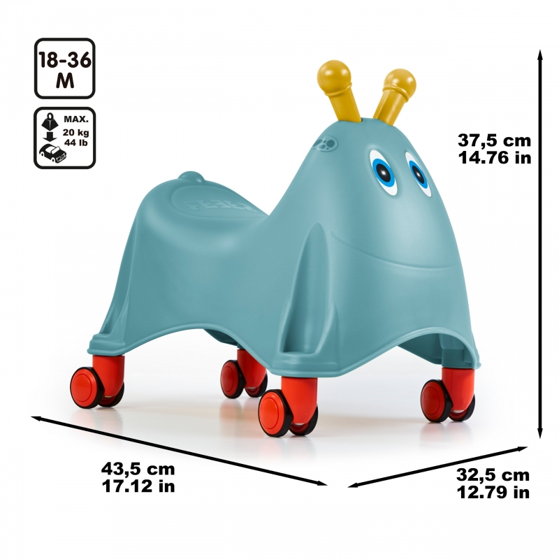 FEBER Jeździk Odpychacz Casual Chodzik Obrotowe kółka 360° 1+ - obrazek 9