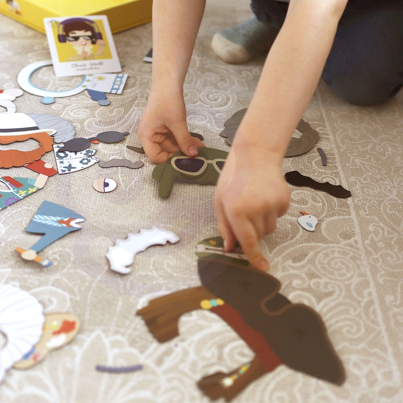 CLASSIC WORLD Układanka Magnetyczna Moda Zdjęcia Chłopcy 32 el. - obrazek 5