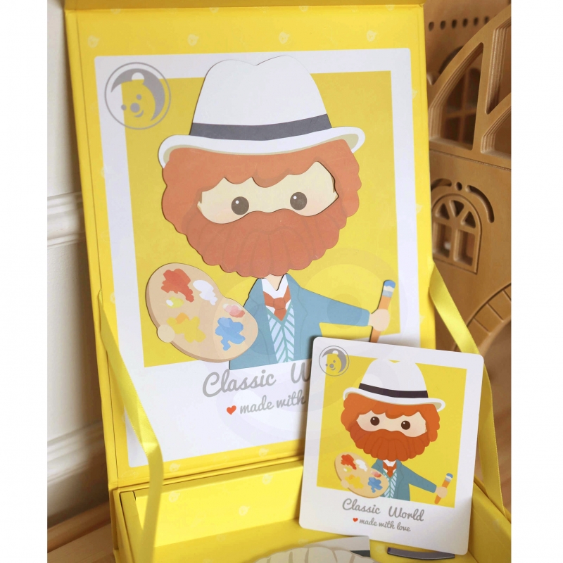 CLASSIC WORLD Układanka Magnetyczna Moda Zdjęcia Chłopcy 32 el. - obrazek 7