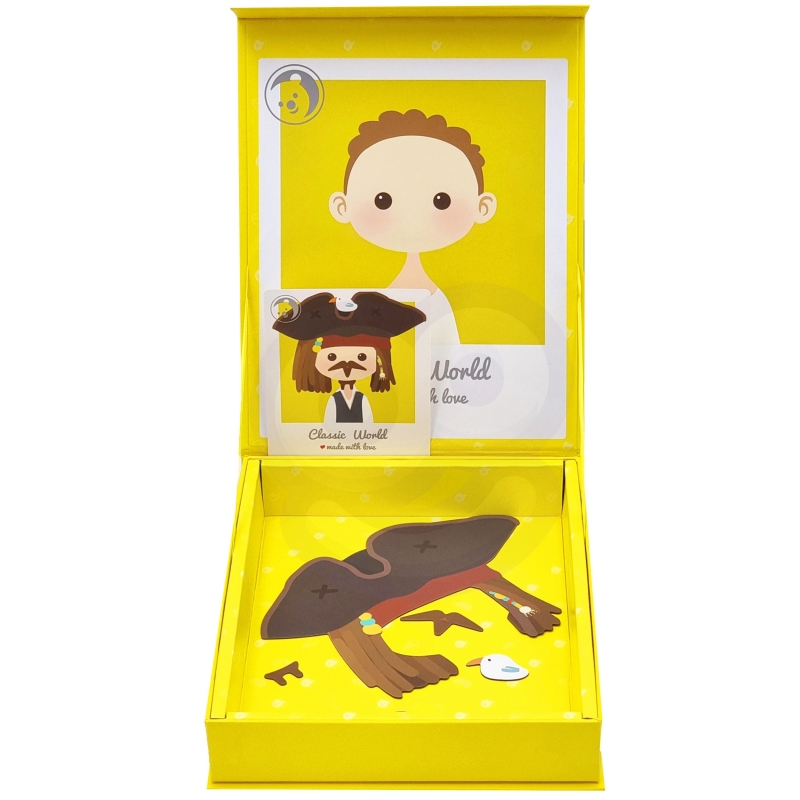 CLASSIC WORLD Układanka Magnetyczna Moda Zdjęcia Chłopcy 32 el. - obrazek 12