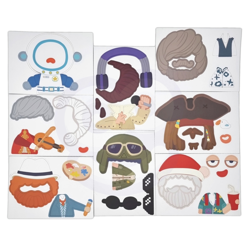 CLASSIC WORLD Układanka Magnetyczna Moda Zdjęcia Chłopcy 32 el. - obrazek 13