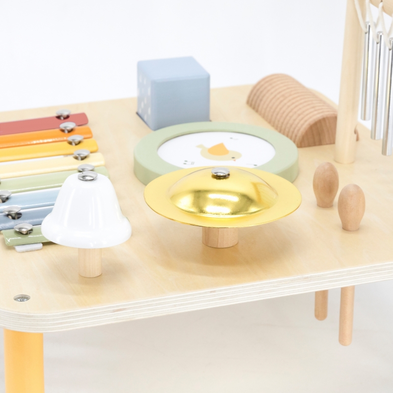 Viga Drewniany Stolik Edukacyjny Muzyczny Sensoryczny 7W1 - obrazek 10