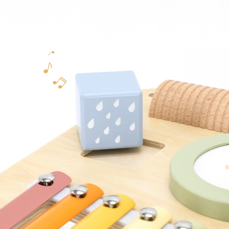 Viga Drewniany Stolik Edukacyjny Muzyczny Sensoryczny 7W1 - obrazek 12