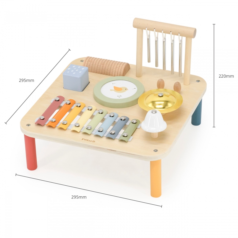 Viga Drewniany Stolik Edukacyjny Muzyczny Sensoryczny 7W1 - obrazek 13