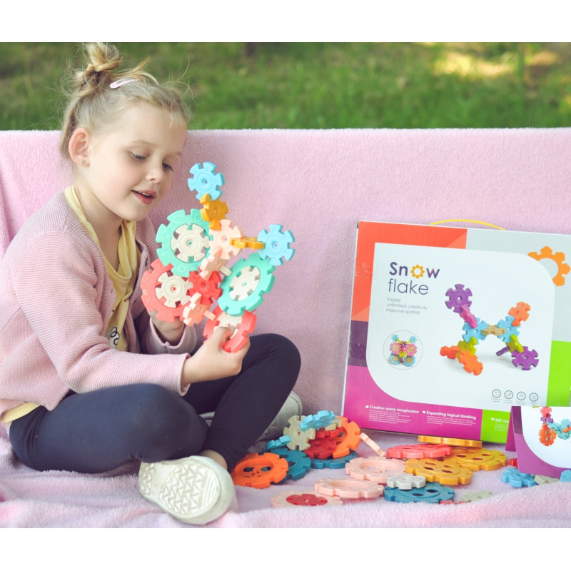 WOOPIE Klocki Konstrukcyjne Wafle Jeżyki 52 el. - obrazek 5