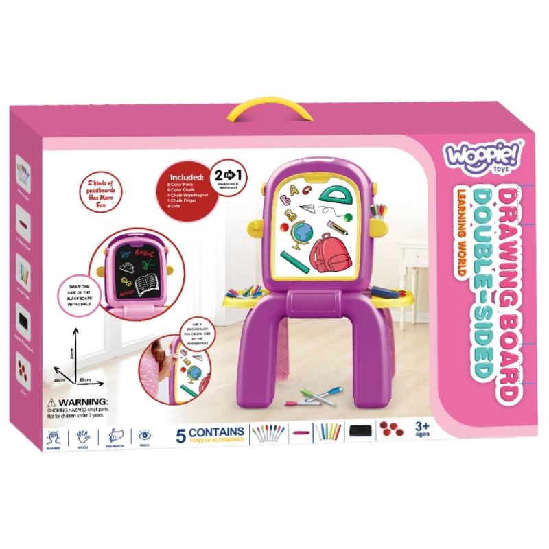 WOOPIE Tablica 2w1 Dwustronna Tablica Do Malowania - obrazek 6