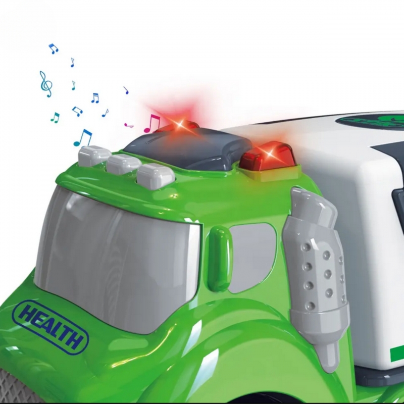 WOOPIE Śmieciarka CITY TRUCK Efekty Dźwiękowe i Świetlne - obrazek 2