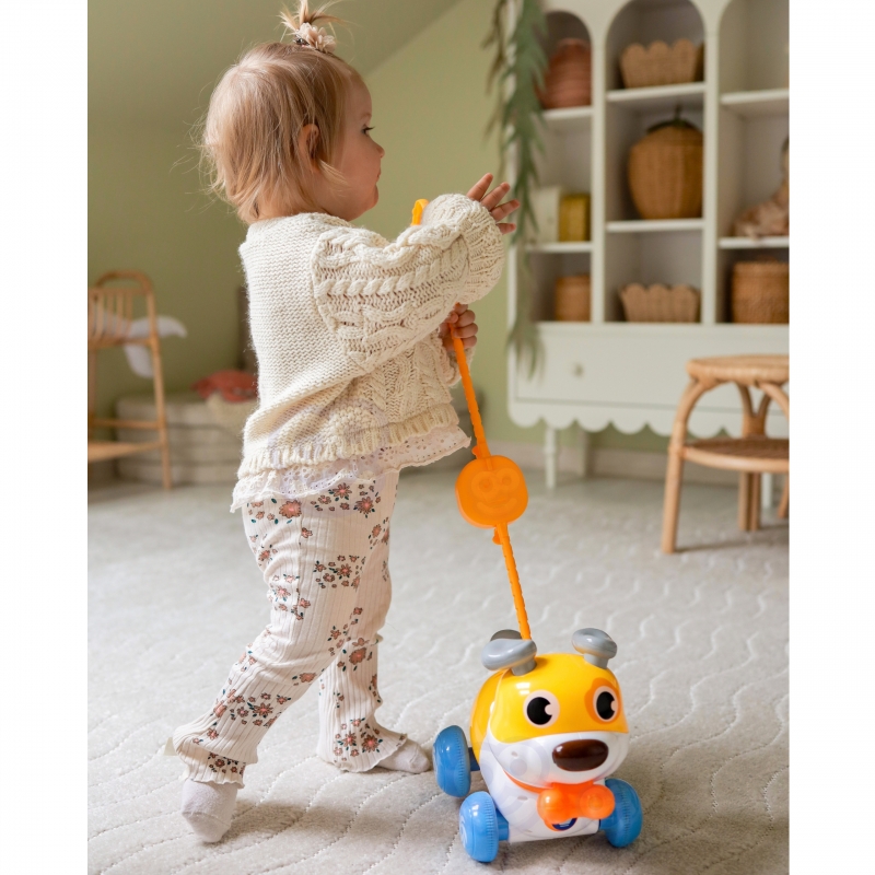 WOOPIE Interaktywny Piesek 2w1 Pchacz Szczekający 360° 6m+ - obrazek 7