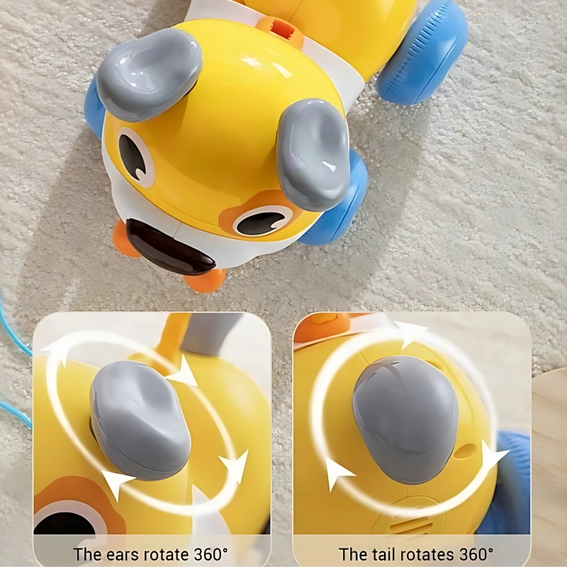 WOOPIE Interaktywny Piesek 2w1 Pchacz Szczekający 360° 6m+ - obrazek 13