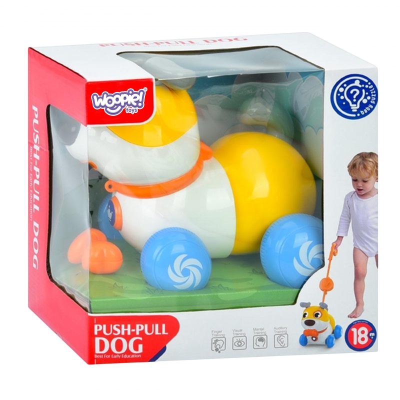 WOOPIE Interaktywny Piesek 2w1 Pchacz Szczekający 360° 6m+ - obrazek 16