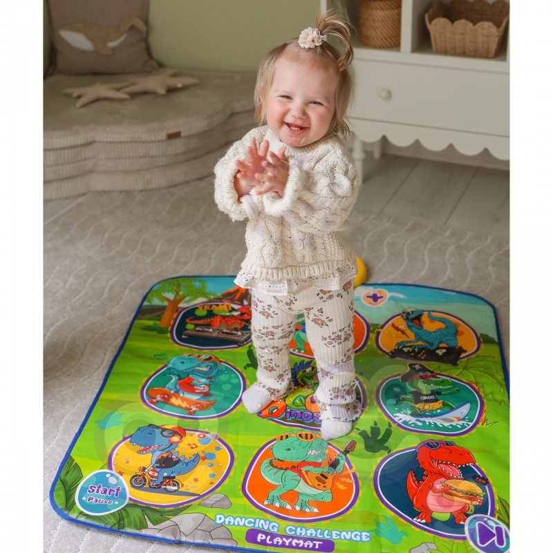 WOOPIE Mata Muzyczna Dinozaury Zręcznościowa Gra Taneczna - obrazek 4