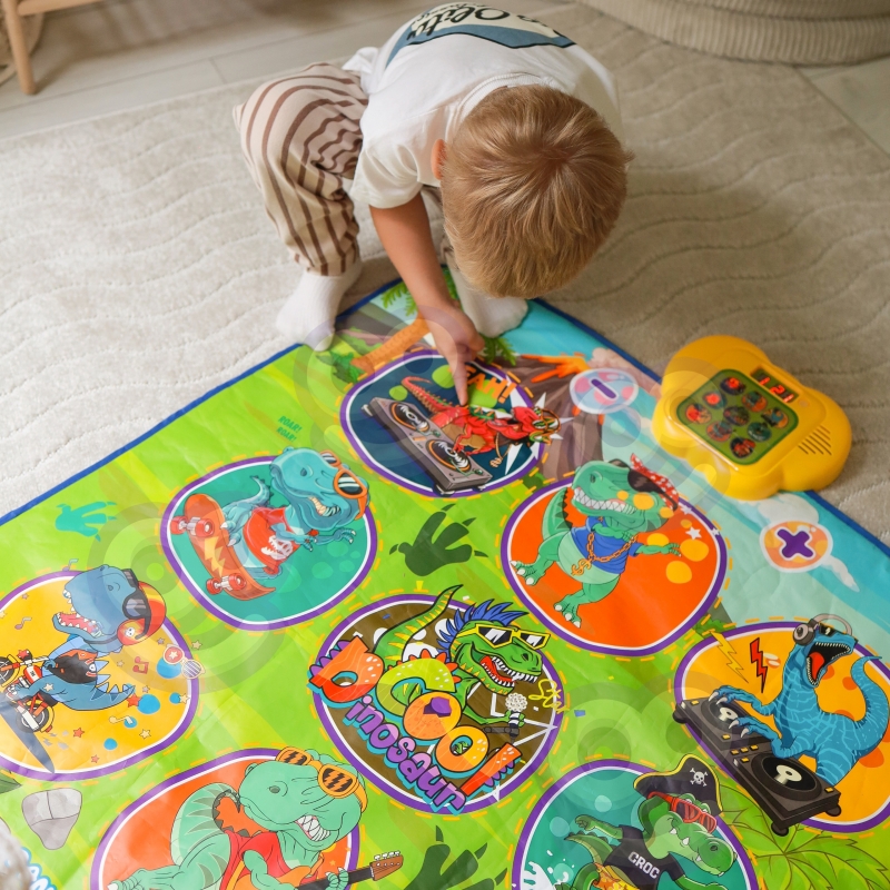 WOOPIE Mata Muzyczna Dinozaury Zręcznościowa Gra Taneczna - obrazek 5