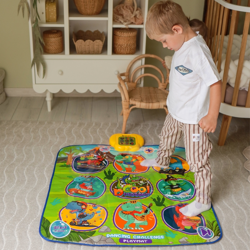 WOOPIE Mata Muzyczna Dinozaury Zręcznościowa Gra Taneczna - obrazek 7