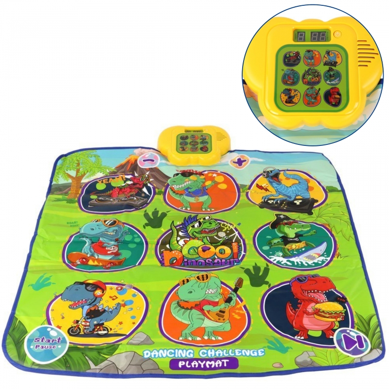 WOOPIE Mata Muzyczna Dinozaury Zręcznościowa Gra Taneczna - obrazek 12