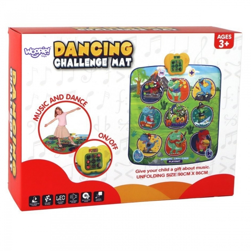 WOOPIE Mata Muzyczna Dinozaury Zręcznościowa Gra Taneczna - obrazek 14