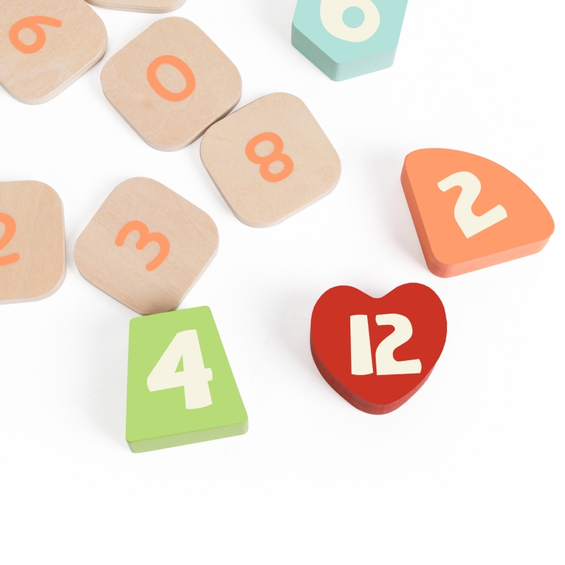 CLASSIC WORLD Zegar Miś Montessori Edukacyjny 3w1 Nauka Czasu Liczenia i Daty - obrazek 8